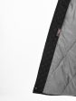 Женское зимнее пальто из стеганной плащевой ткани модного геометрического рисунка, цвет черный в интернет-магазине Фабрики Тревери