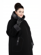 Пальто женское демисезонное, цвет черный в интернет-магазине Фабрики Тревери