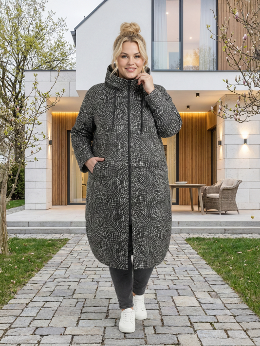 Пальто женское для весеннего сезона, цвет разноцветный в интернет-магазине Фабрики Тревери