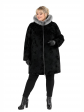 Шубка больших размеров, цвет черный в интернет-магазине Фабрики Тревери