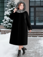 Зимнее женское пальто, цвет черный в интернет-магазине Фабрики Тревери