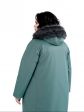Куртка зимняя больших размеров, цвет зеленый в интернет-магазине Фабрики Тревери