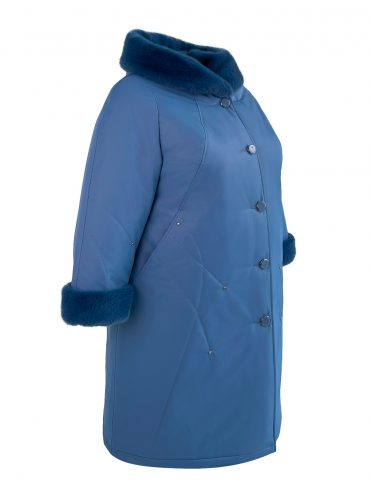 Пальто женское зимнее, цвет серый в интернет-магазине Фабрики Тревери