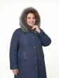 Пальто зимнее больших размеров 158, цвет синий в интернет-магазине Фабрики Тревери