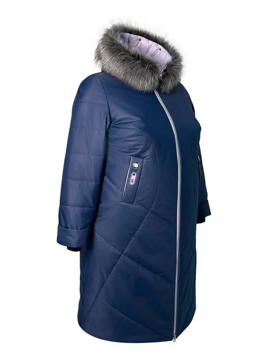 Женское пальто цвета, цвет синий в интернет-магазине Фабрики Тревери