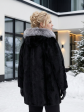 Шубка больших размеров, цвет черный в интернет-магазине Фабрики Тревери