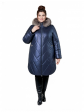 Пальто евро-зима, цвет синий в интернет-магазине Фабрики Тревери