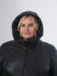 Пальто женское демисезонное больших размеров с капюшоном, модель 88905-1 в цвете черный