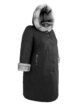 Пальто зимнее больших размеров, модель 91904-1 в цвете черный