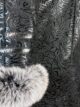 Дубленка больших размеров с капюшоном, модель 84447-3 в цвете розы