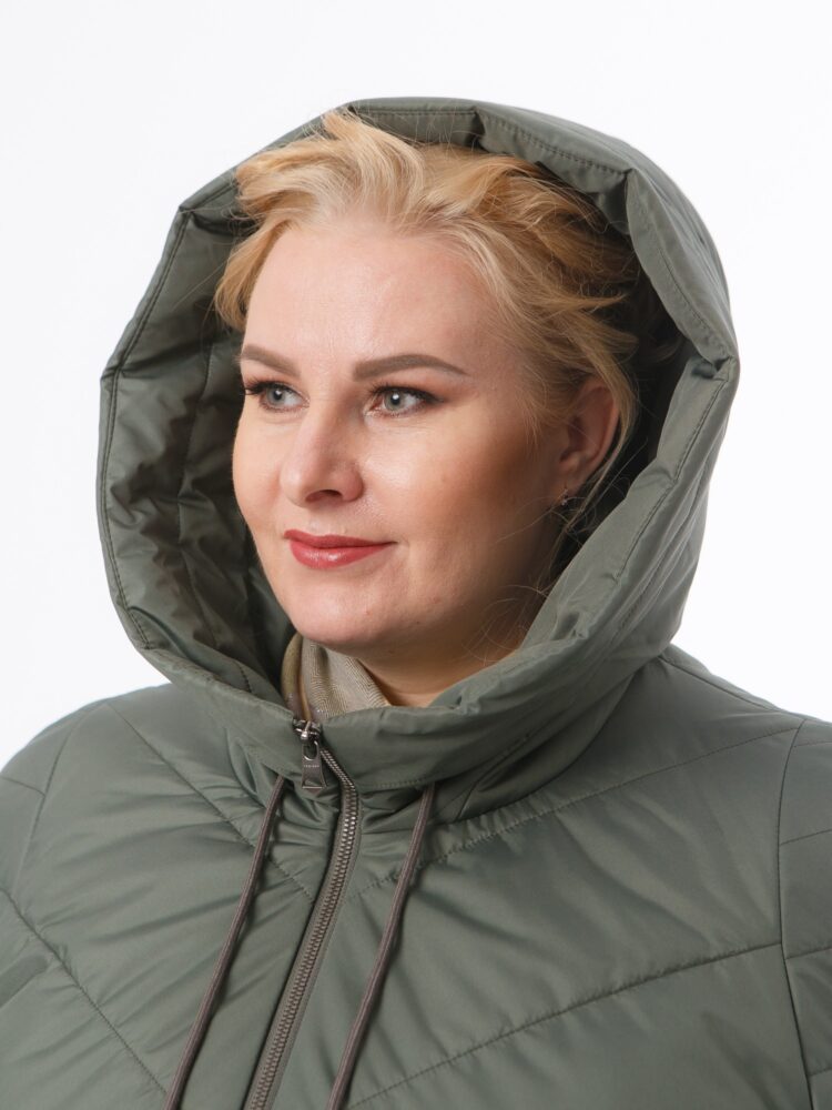 Пальто, модель 89503 в цвете зеленый