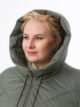 Пальто, модель 89503 в цвете зеленый