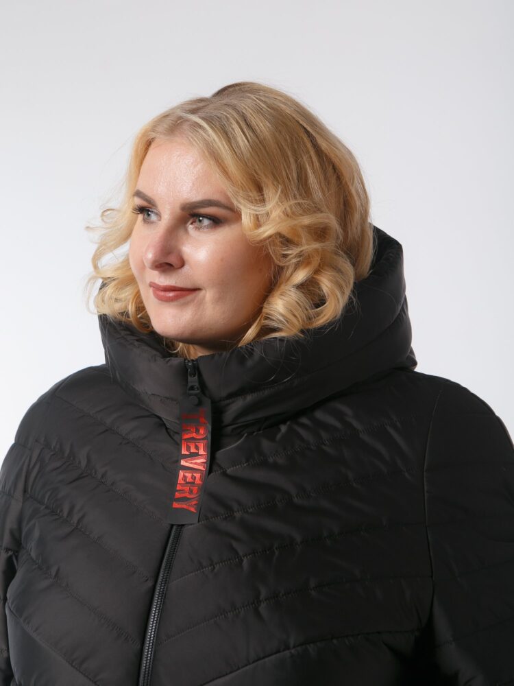 Пальто, модель 86713 в цвете черный