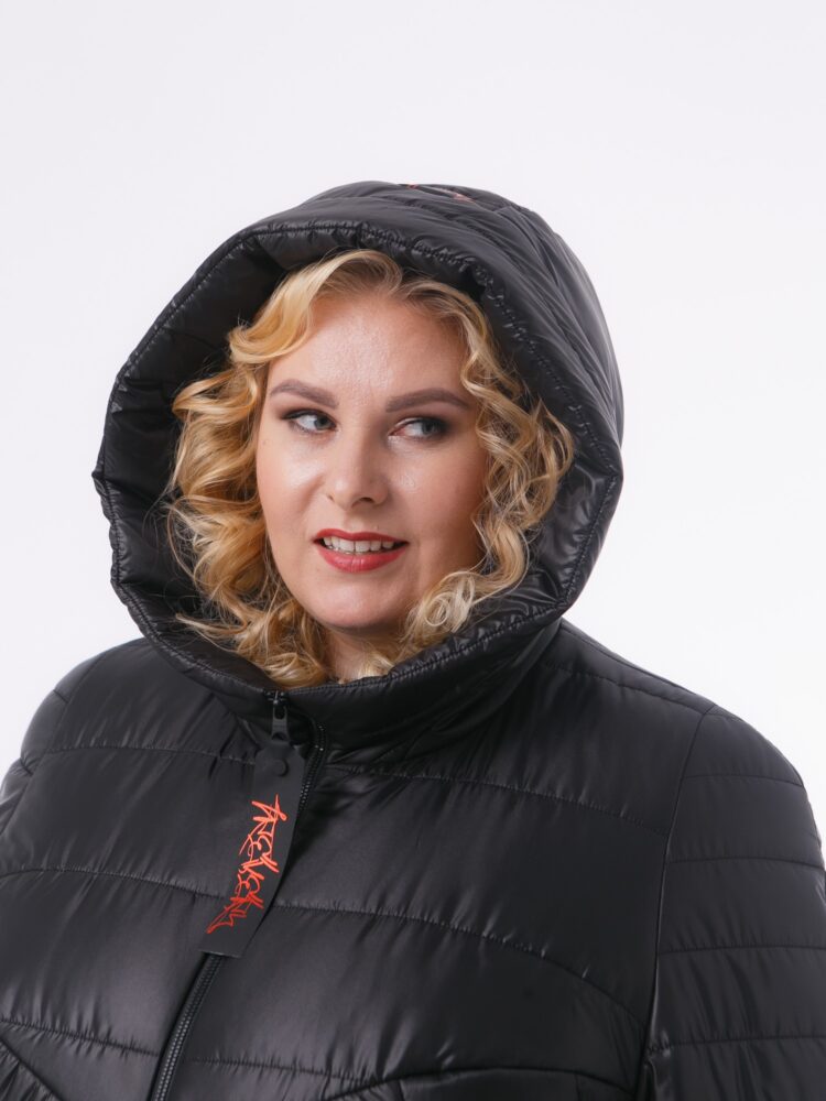 Пальто, модель 87313 в цвете черный