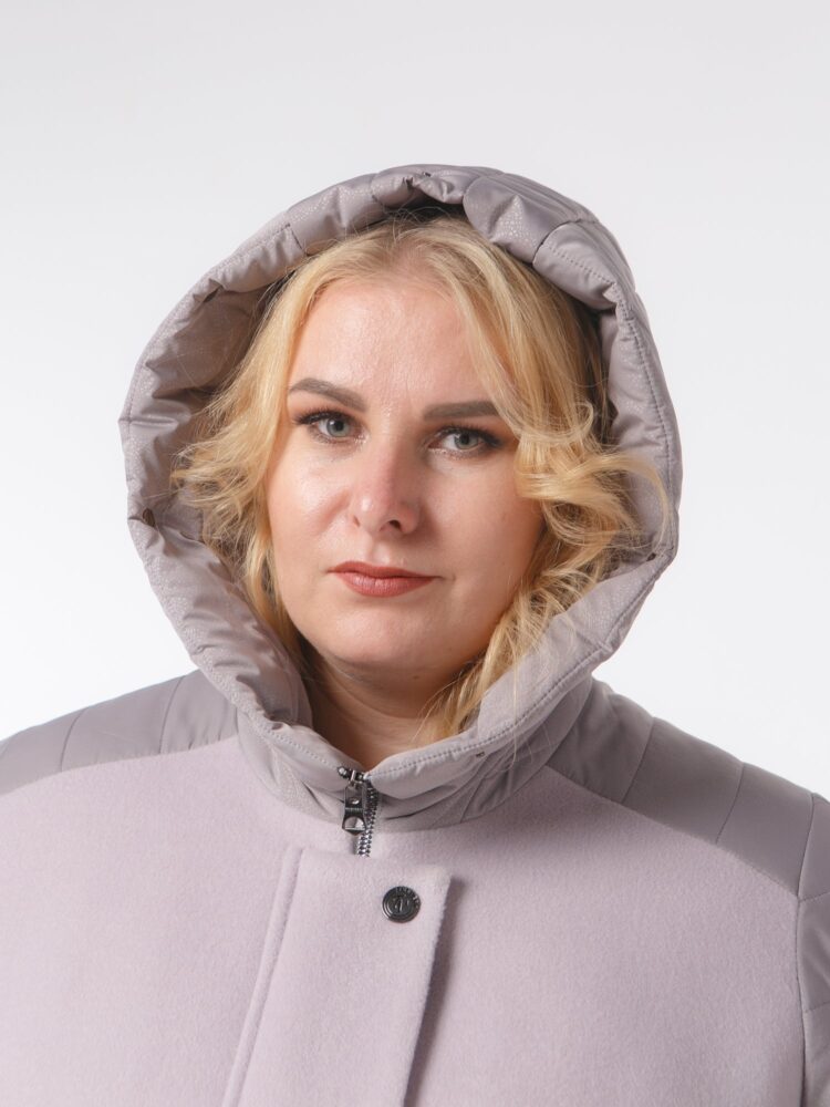 Пальто, модель 82655А в цвете маус