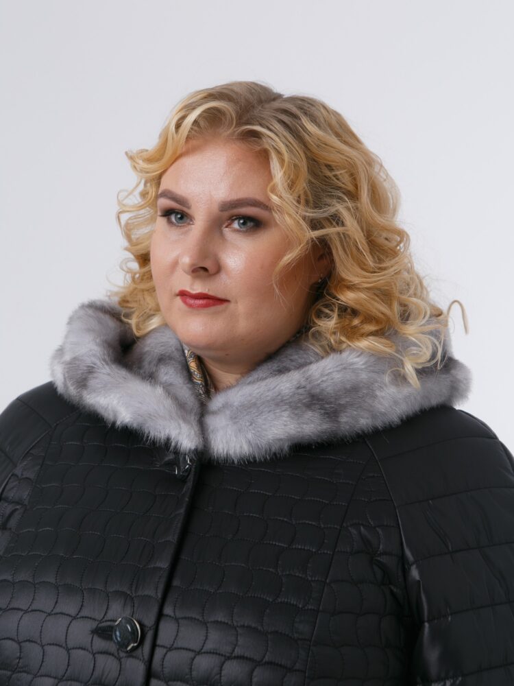 Пальто, модель 87103П в цвете черный