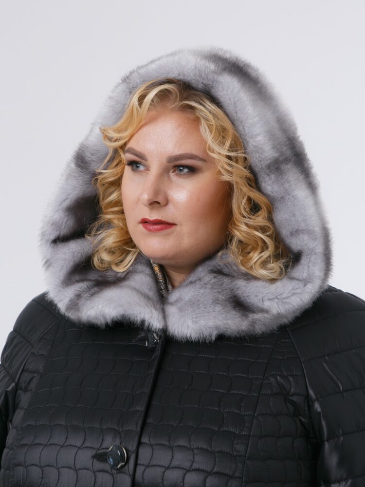 Пальто, модель 87103П в цвете черный