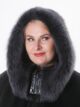 Пуховик женский зимний длинный с капюшоном больших размеров, модель 83127 в цвете колечко блестящее