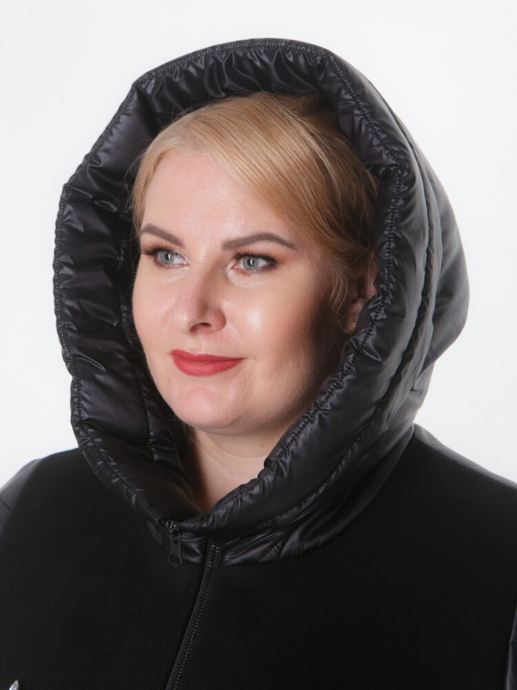 Пальто, модель 83605П в цвете черный