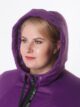 Пальто больших размеров, модель 78844-3 в цвете фиолетовый