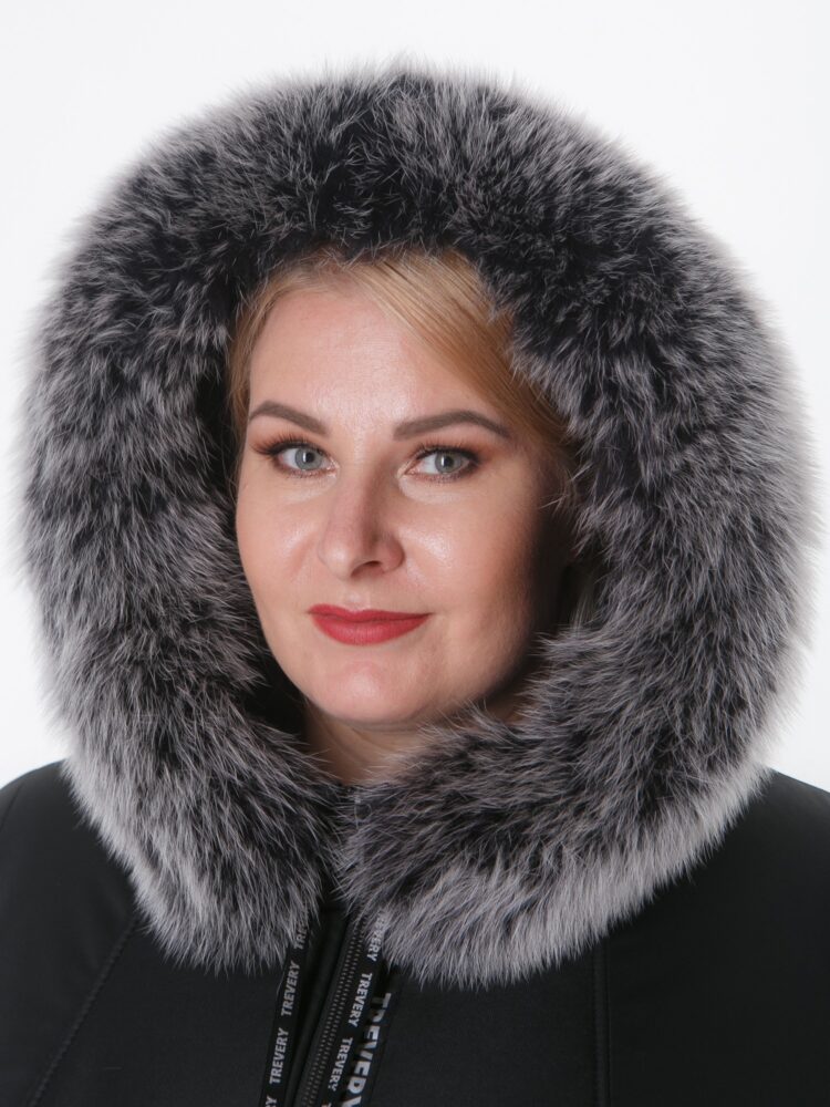 Пальто, модель 78844-1 в цвете черный