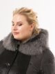 Дубленки, модель 82127 в цвете колечко блестящее