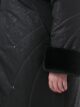 Пальто зимнее больших размеров, модель 82934-11 в цвете черный