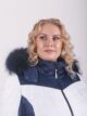 Куртка зимняя больших размеров, модель 80353 в цвете синий